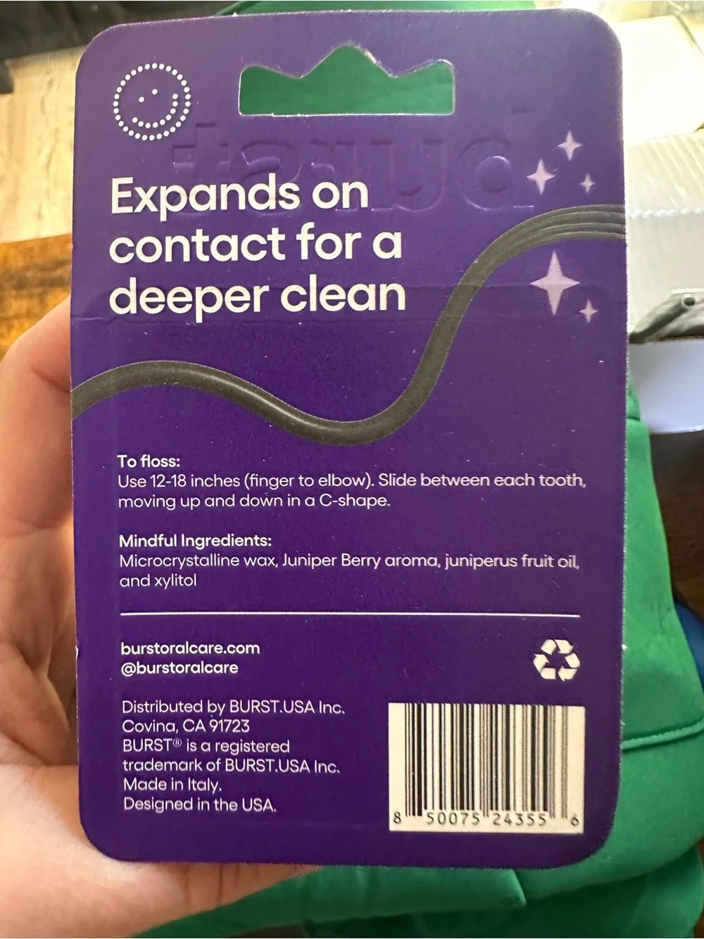Expanding Floss - Juniper Berry (Purple)